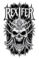 "REXIFER" demonic font tattoo tattoo design idea