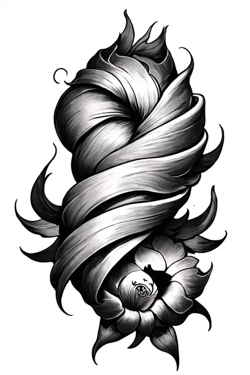 On Triceps tattoo design idea