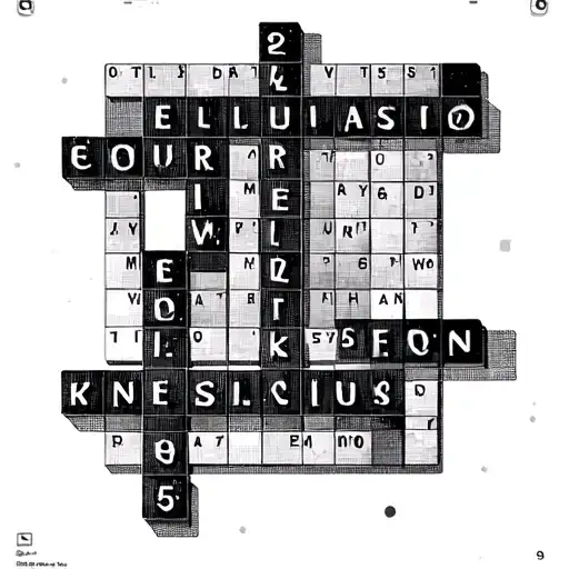 Crossword puzzle with numbers "2006", "1990", "02", "05" tattoo design idea