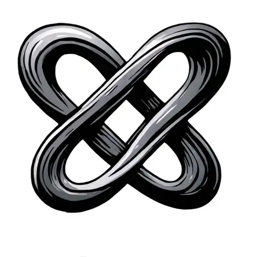 infinity symbol tattoo design idea