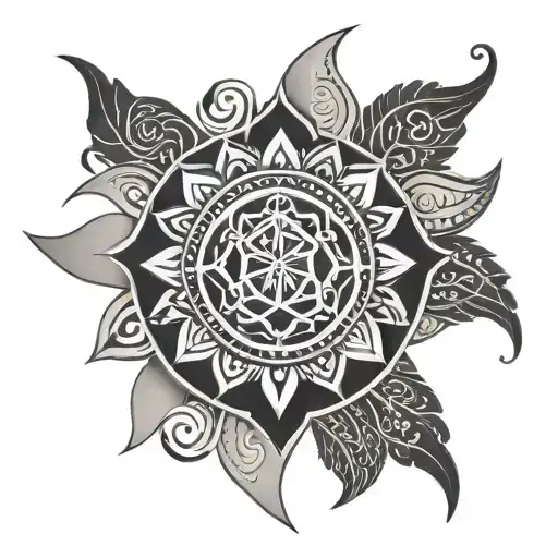 Tat Tvam Asi Sanskrit tattoo design idea