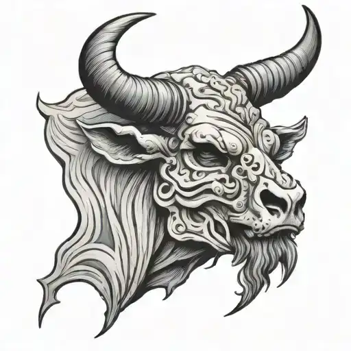 1,869+ Skull Bull Tattoo Ideas in 2026 - BlackInk AI