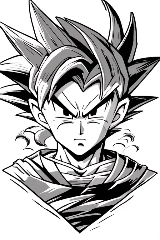 dragonball z tattoo design idea