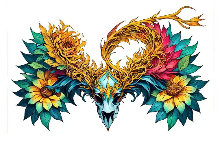 Strength Wisdom Charm Enigma tattoo design idea