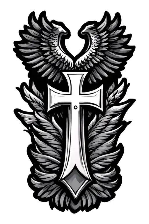 military cross & CMB tattoo design idea