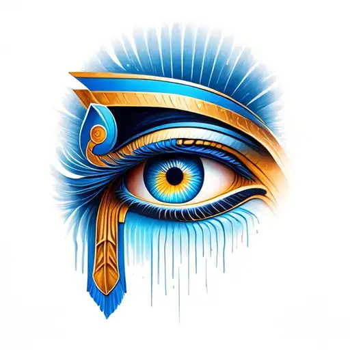 eye of Horus tattoo design idea