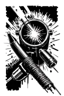 welding tools tattoo design idea