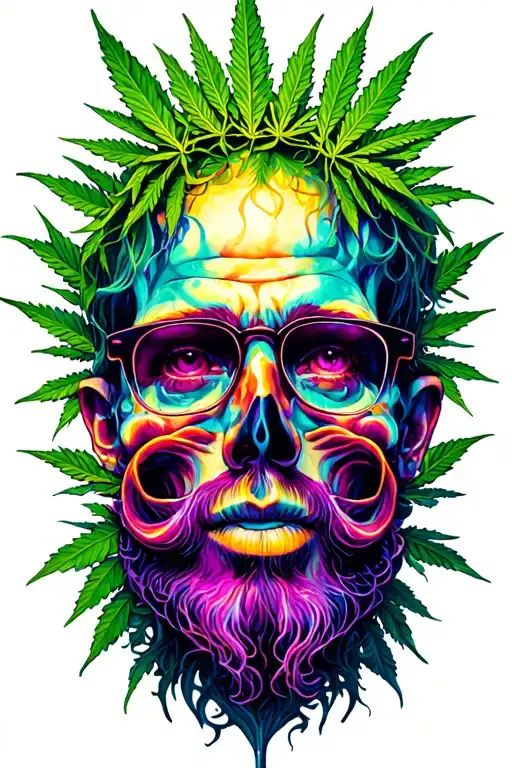 420 stoner tattoo design idea
