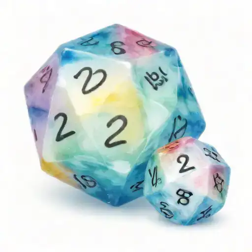 d20 dice showing 20, 3, 23 incorporated tattoo design idea