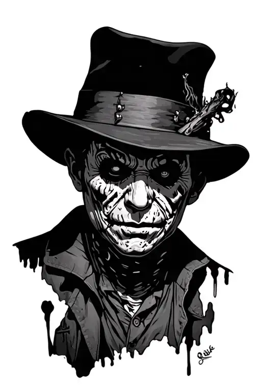 Freddy Krueger tattoo design idea