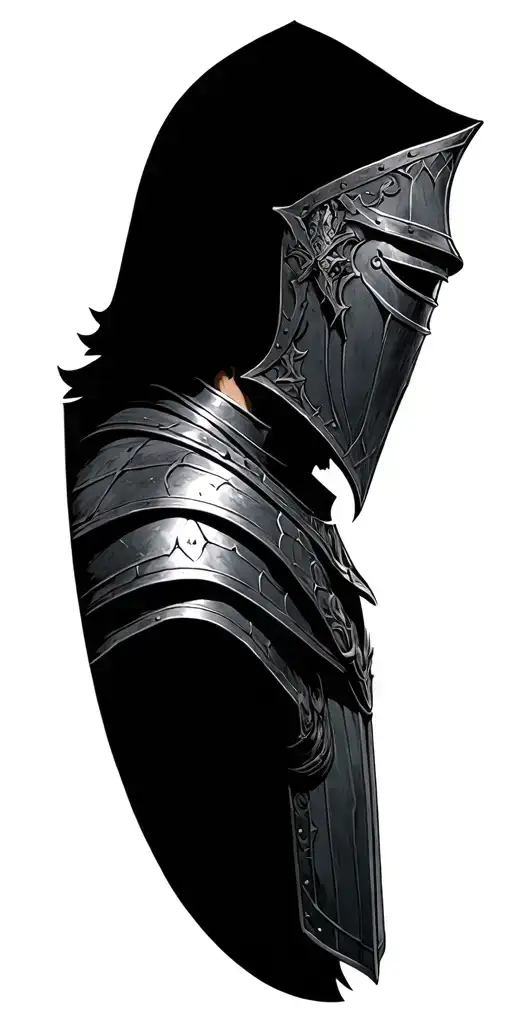 templar knight tattoo design idea