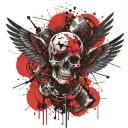 Icarus tattoo design idea