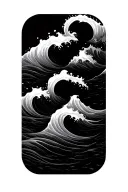 i want a minimalist tattoo with 4 waves representing me, my wife, my son, and my daughter tattoo design idea