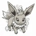 pokemon eevee tattoo design idea