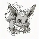 pokemon eevee tattoo design idea