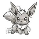 pokemon eevee tattoo design idea