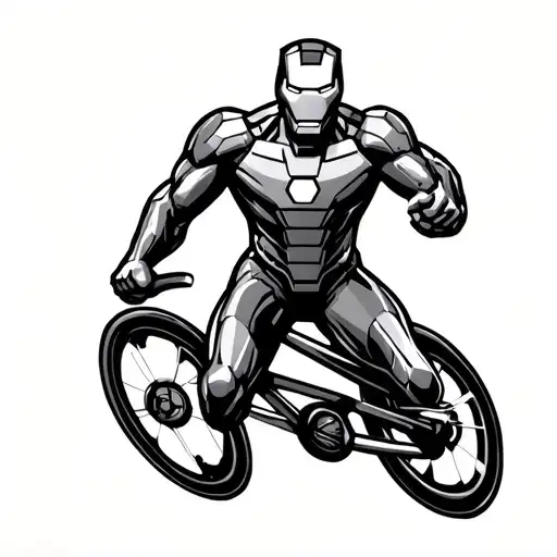 Ironman triathlon logo tattoo design idea