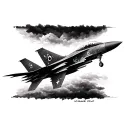 mirage 2000 tattoo design idea