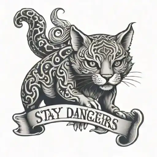 Stay Dangerous tattoo design idea