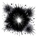 Fireworks tattoo design idea