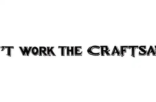 "At work, the craftsman" tattoo design idea