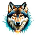 Struggle, Wolf, Luck , Karma tattoo design idea