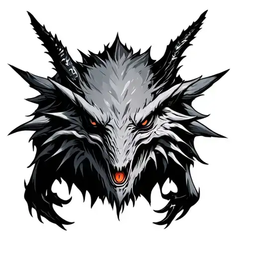 Cryptid tattoo design idea