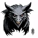 Cryptid tattoo design idea