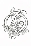 unalome tattoo design featuring strength, love, luck, travel, purity, and enlightenment  tattoo design idea