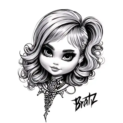 Bratz tattoo design idea