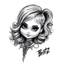 Bratz tattoo design idea