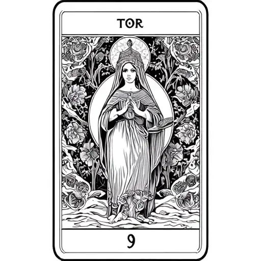 high priestess, the lovers and the empress tarot card tattoo design idea