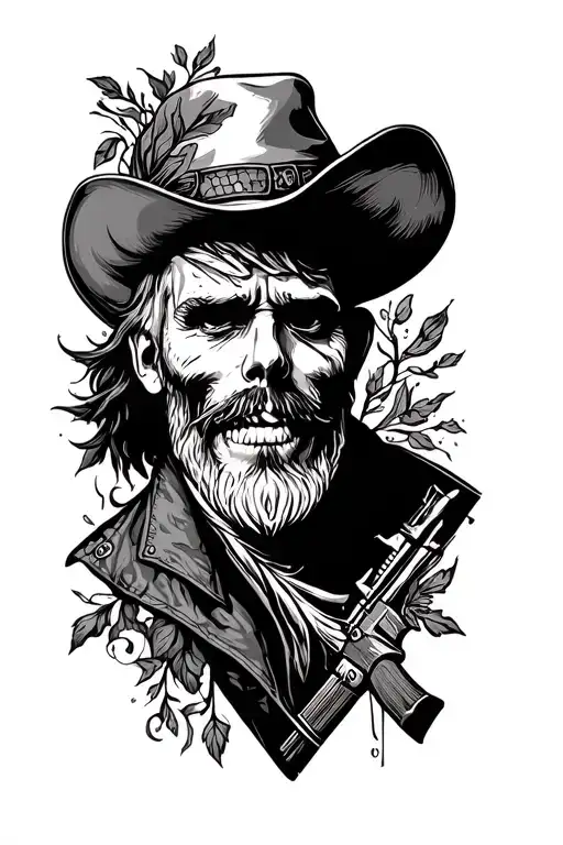 redneck arm sleeve tattoo design idea