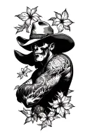 redneck arm sleeve tattoo design idea
