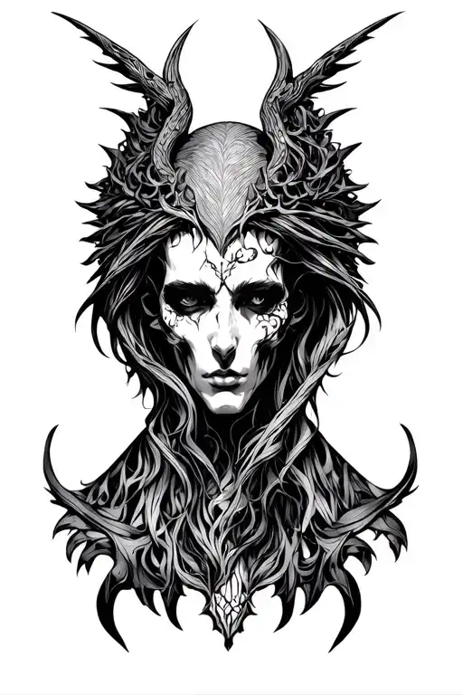 samael tattoo design idea