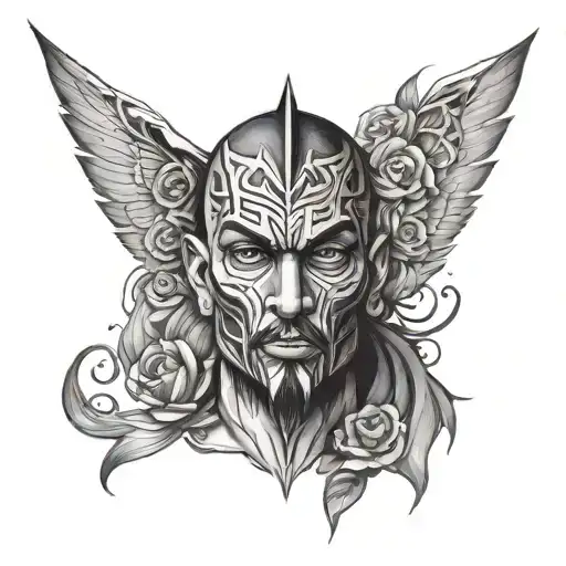 self made man simple tattoo tattoo design idea