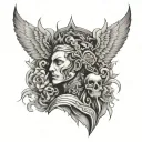 self made man simple tattoo tattoo design idea