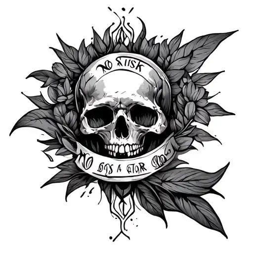 No Risk No Story tattoo design idea