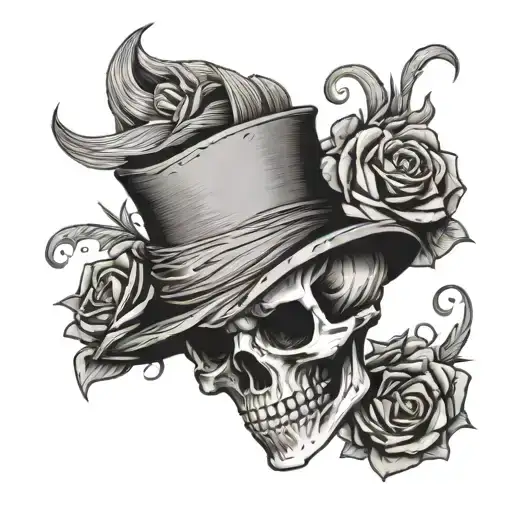 omerta skeleton tattoo design idea