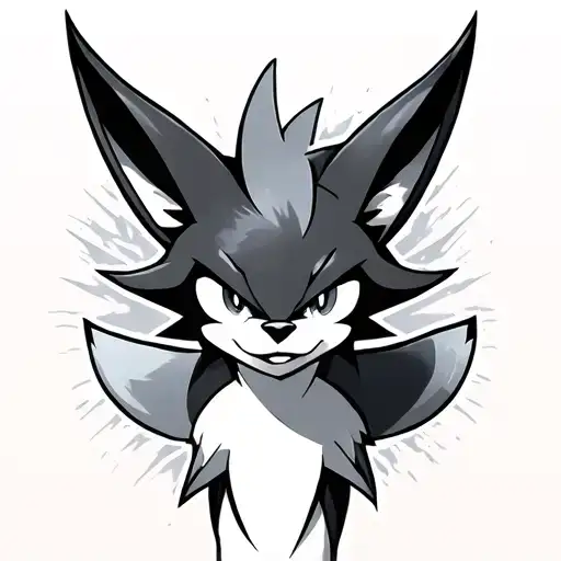 lucario tattoo design idea