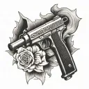 2nd amendment  tattoo design idea