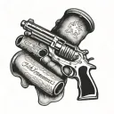 2nd amendment  tattoo design idea