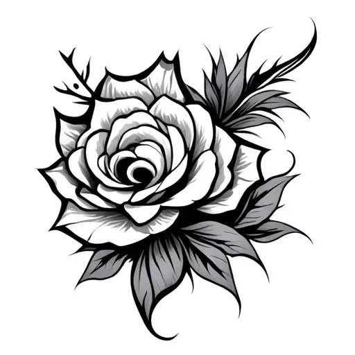 Pinstriping tattoo design idea