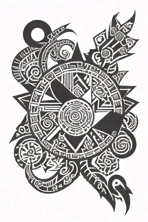 scratch the mantle tattoo design idea