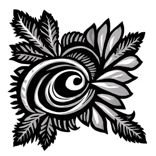 symbol of strength of the Beti tribe of Cameroon tattoo design idea