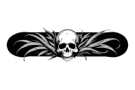 skull tattoo design idea