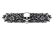 skull tattoo design idea