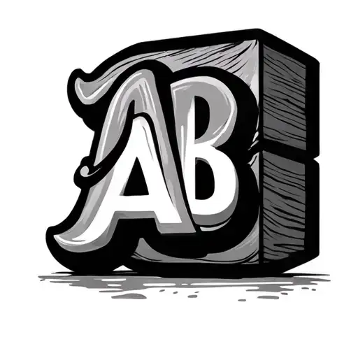 Abc Blocks tattoo design idea