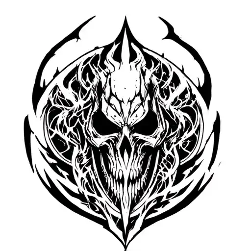 Doom Eternal tattoo design idea