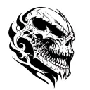 Doom Eternal tattoo design idea